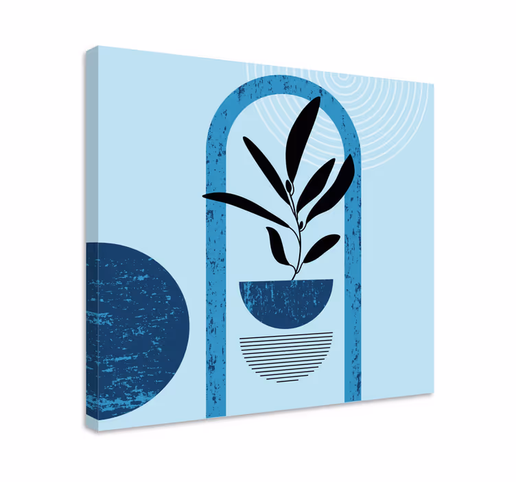 Quadro de arte Formas abstratas em estilo minimalista moderno - TenStickers