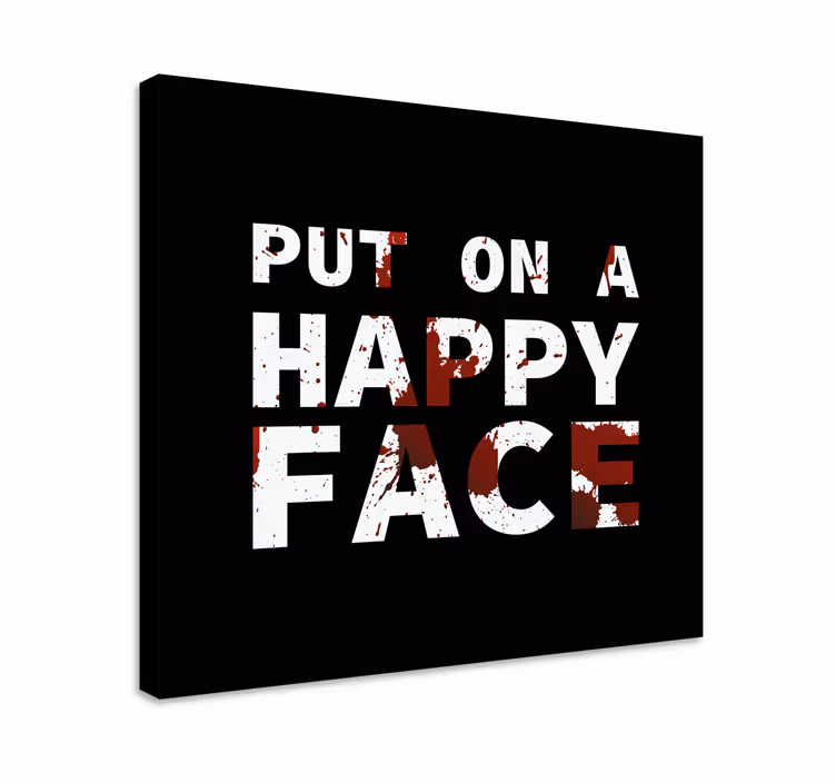 Quadro com letras frase inspiradora - TenStickers