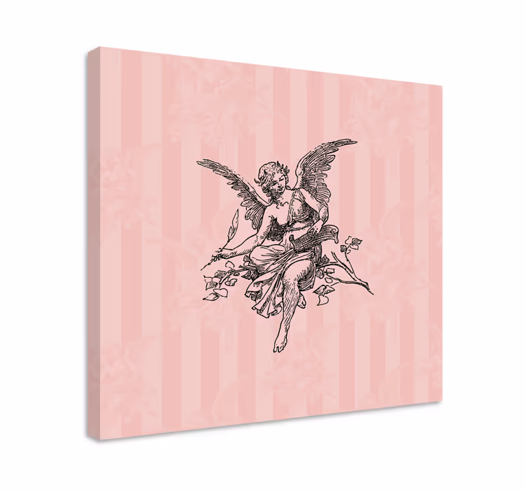 Quadro vintage Toile jouy pattern art design - TenStickers