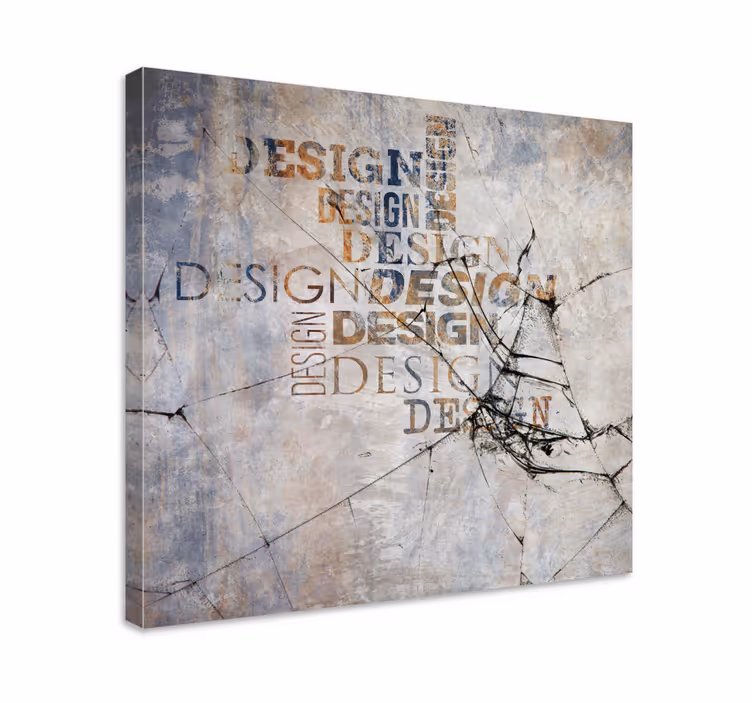 Quadro com letras design de texto criativo - TenStickers
