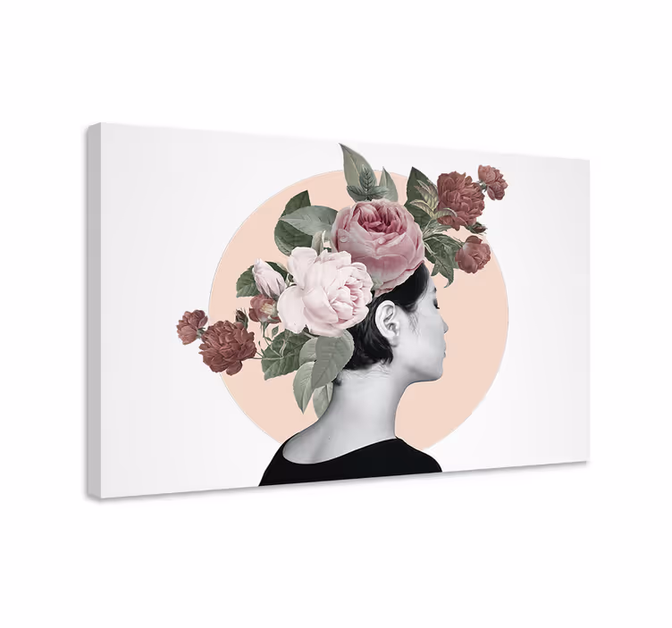 Quadro de arte Retrato artístico de estilo glamour - TenStickers