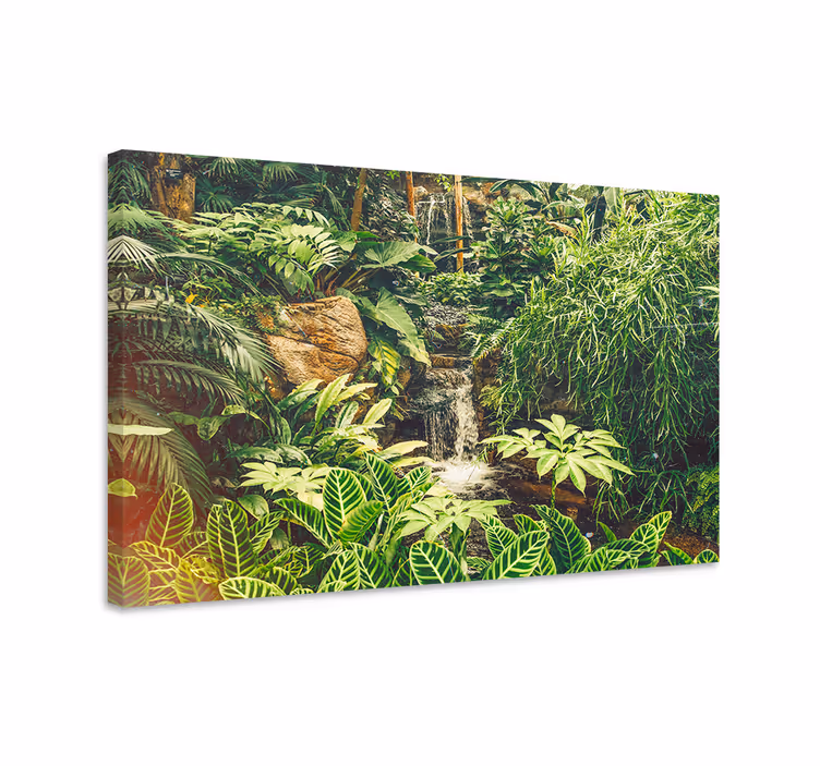 Quadro de paisage Bela floresta tropical verde - TenStickers
