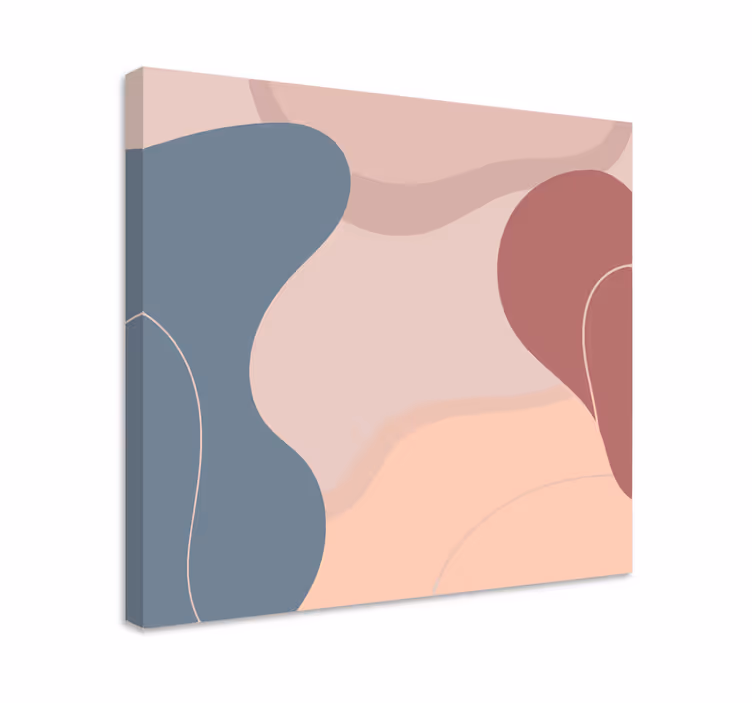 Quadro decorativo para sala Cores suaves de arte de parede - TenStickers