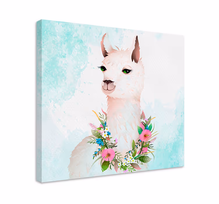 Quadro animais Alpacas deliciosas - TenStickers