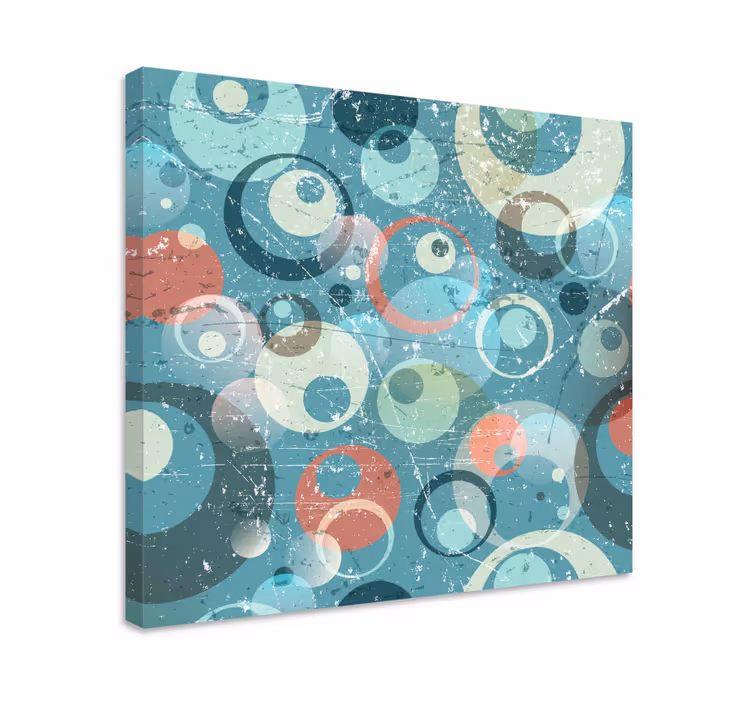 Quadro de arte círculos abstratos - TenStickers