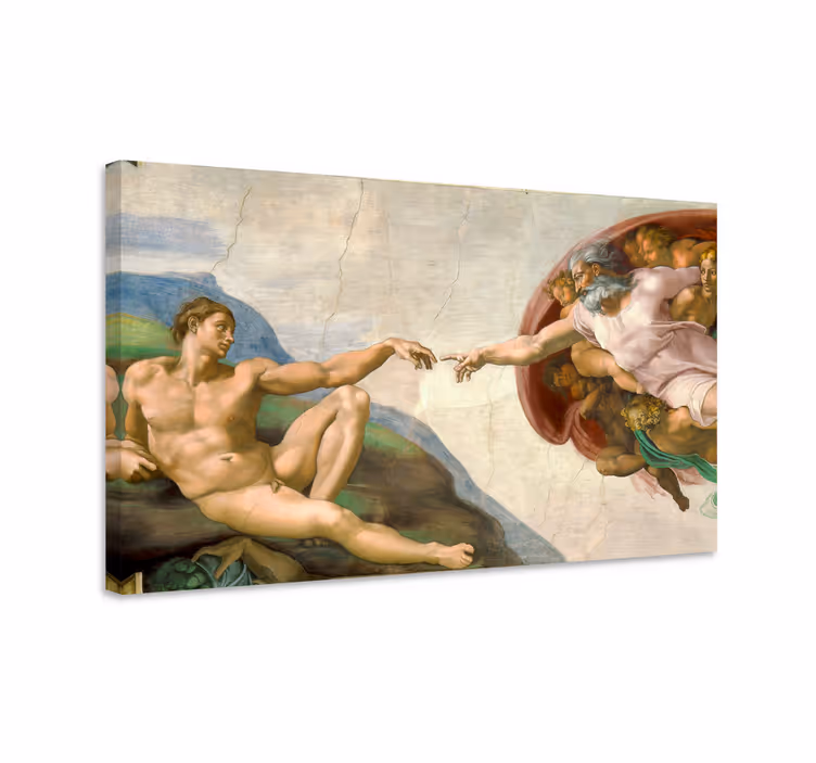 Quadro de arte a criação de Adam pintura é uma obra-prima de Mich - TenStickers