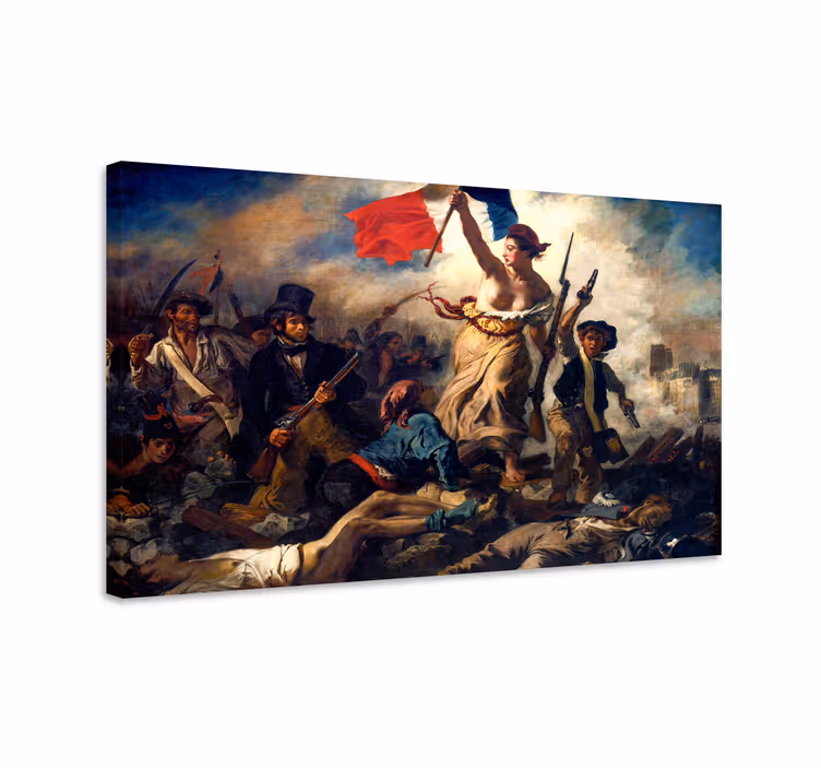 Quadro de arte a Liberdade Liderando o Povo - TenStickers