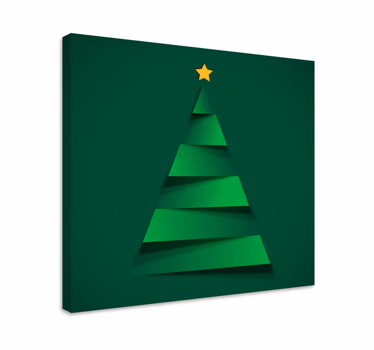 Quadro de natal árvore de natal moderna - TenStickers
