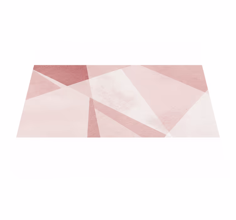 Tapete vinílico geométricas sobreposições em teal pastel - TenStickers
