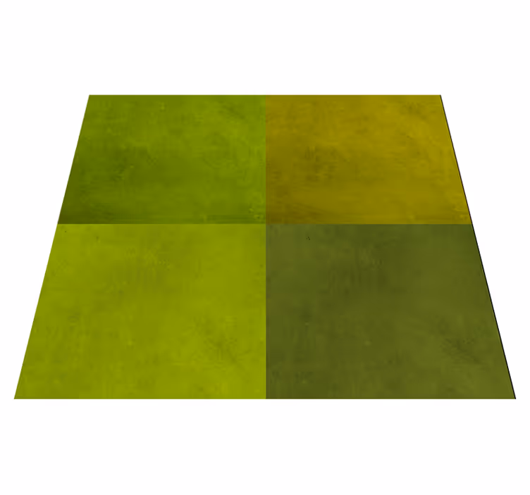 Tapete vinílico geométricas quadrados verdes modernos - TenStickers