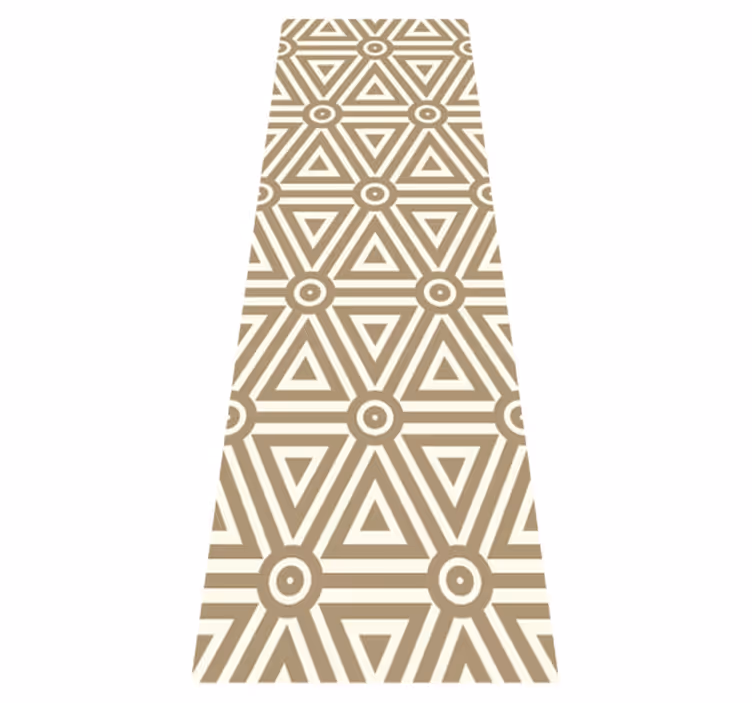 Tapete vinílico geométricas estilo retrô vintage - TenStickers