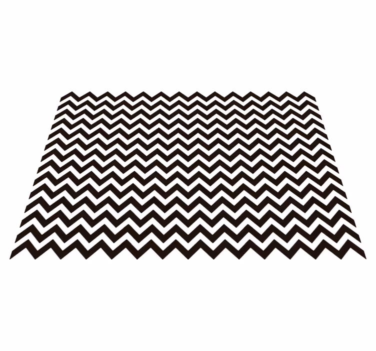 Tapete vinílico geométricas listras zigzag - TenStickers