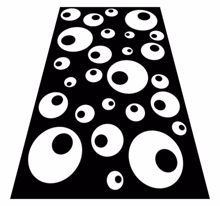 Tapete vinílico geométricas pérolas d'água - TenStickers