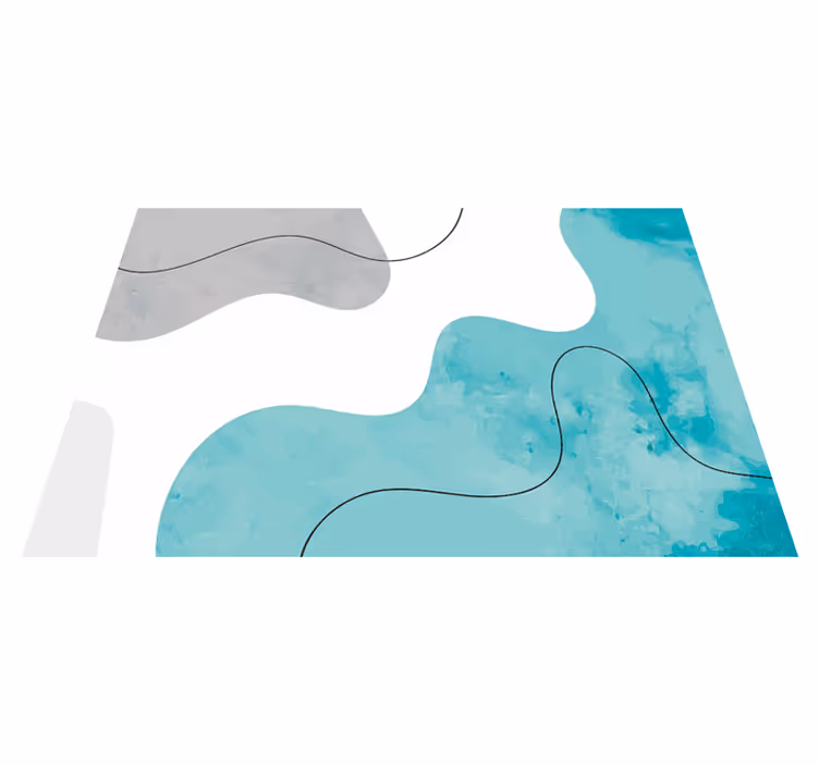 Tapete vinílico geométricas formas em aquarela - TenStickers
