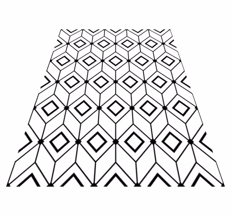 Tapete vinílico geométricas elementos de diamante modernos - TenStickers