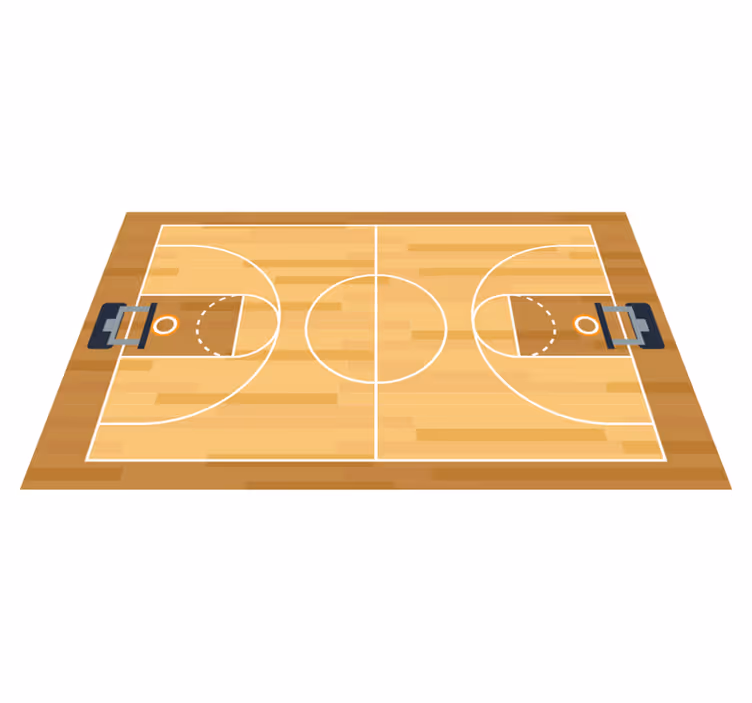 Tapete de vinil para adolescentes de basquetebol - TenStickers