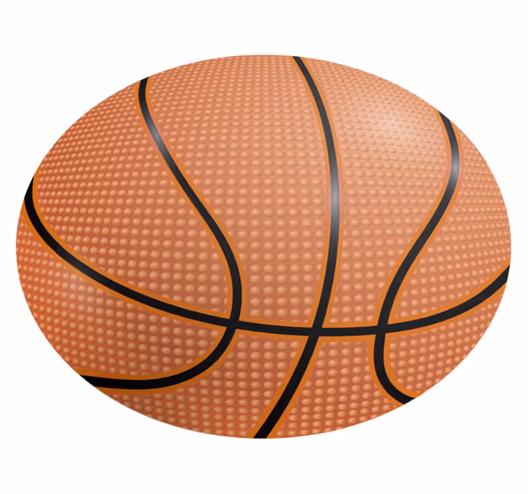 Tapete de vinil juvenil bola de basquete - TenStickers