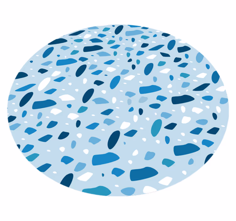 Tapete de vinil de texturas pedra azul - TenStickers