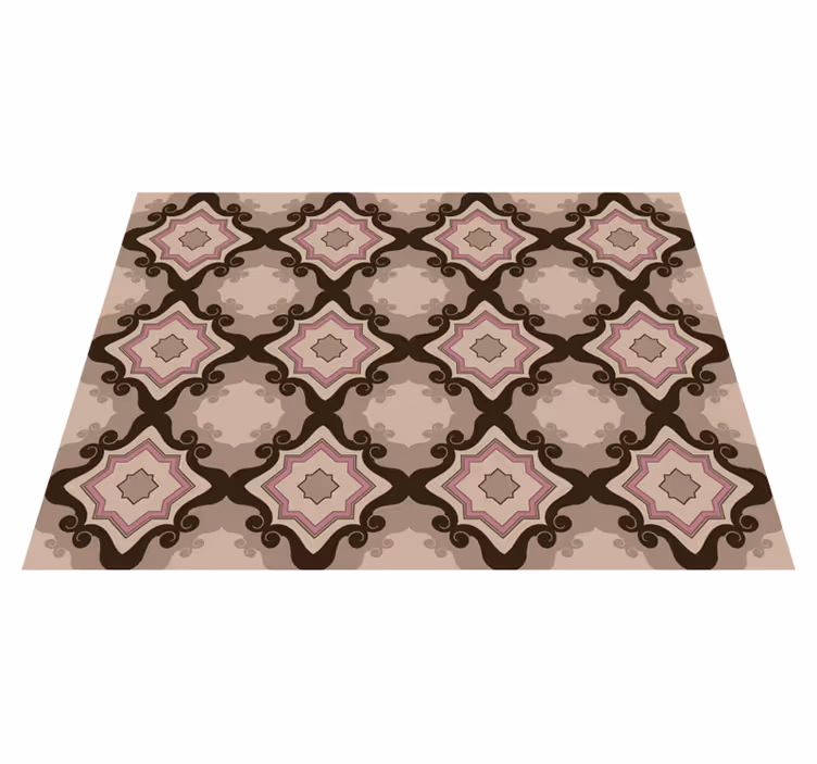 Tpete de vinil vintage azulejos barrocos - TenStickers