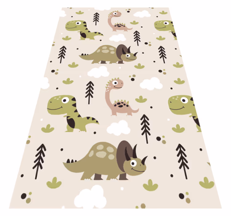 Tapete de vinil infantil Dinossauro  - TenStickers