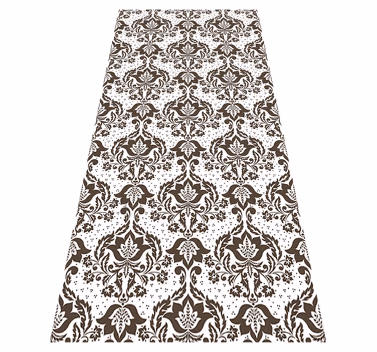 Tapetes de vinil vintage de flores ornamentais - TenStickers