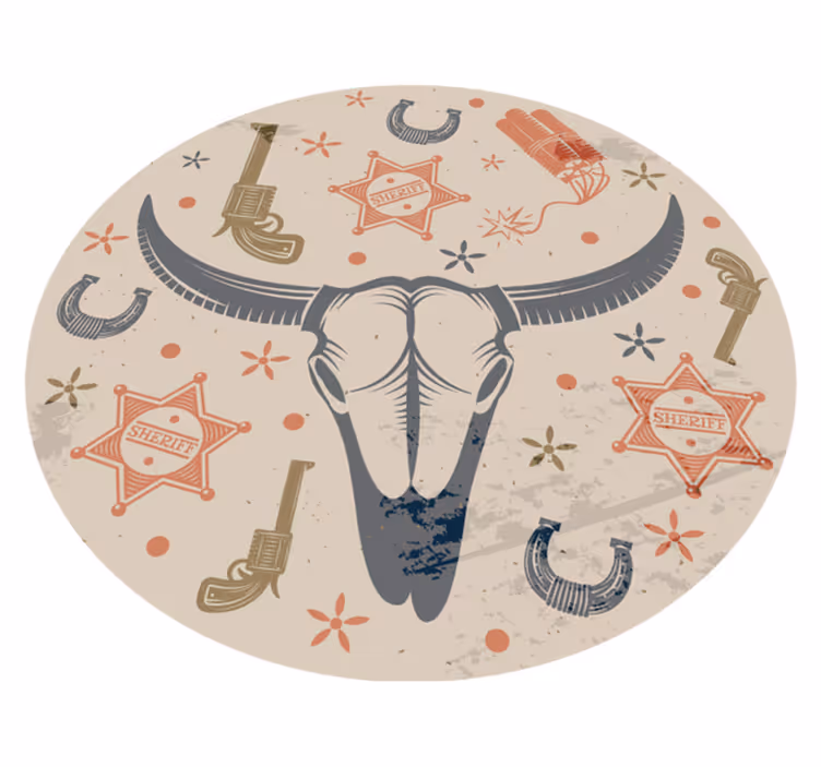 Tapete de vinil cowboy para crianças - TenStickers