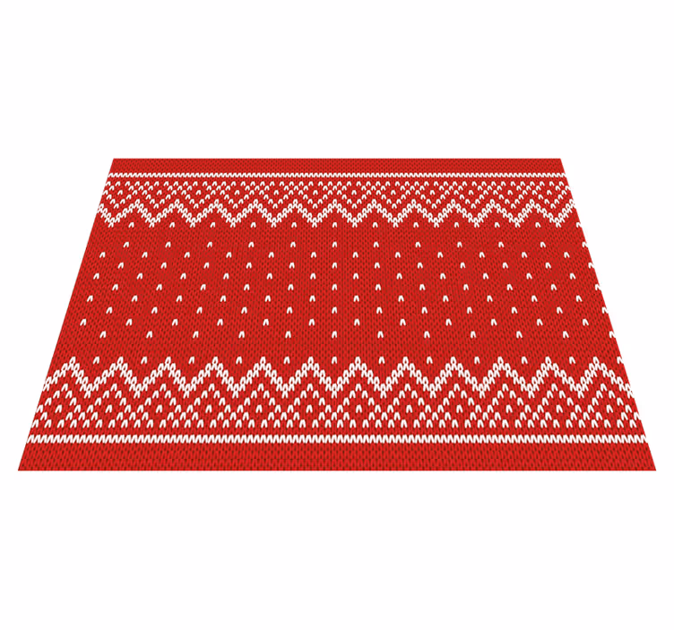 Tapete de vinil poattern típico de natal - TenStickers