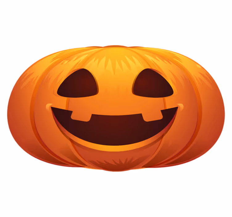 Abóbora para tapete de halloween - TenStickers