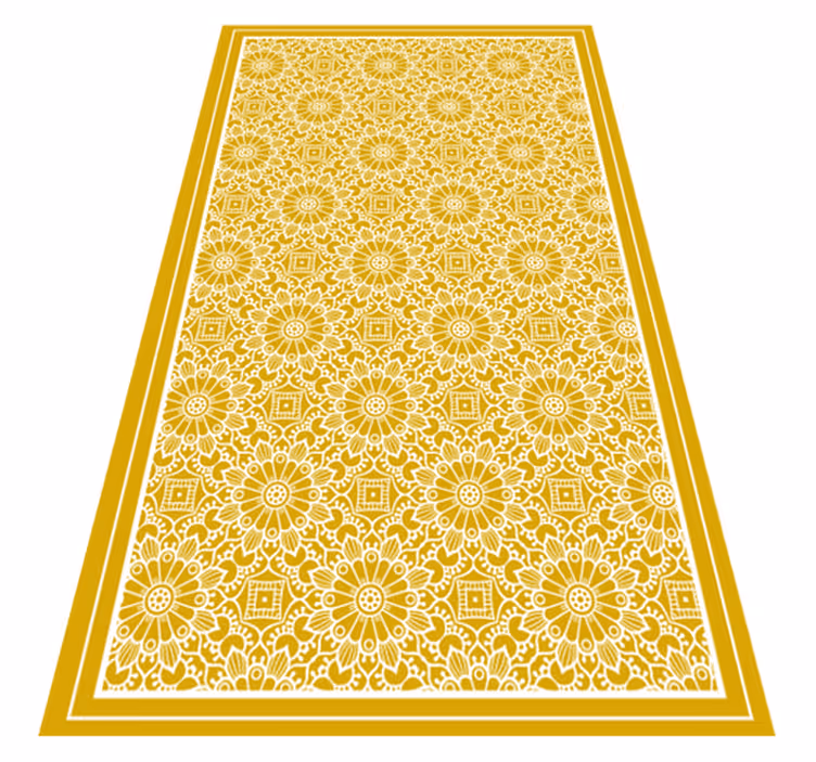 Tapete vintage amarelo vintage - TenStickers