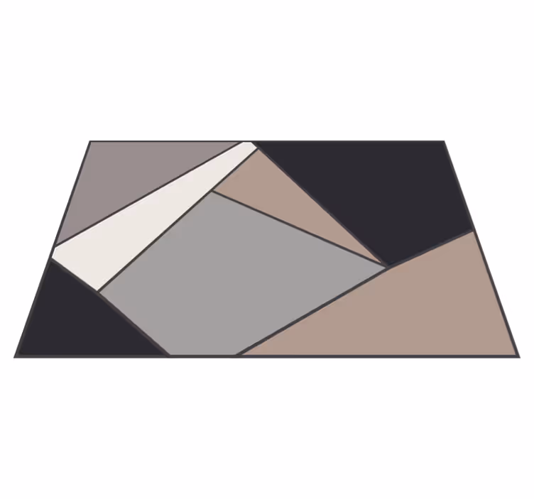 Tapete de vinil formas geométricas bege geométricas - TenStickers