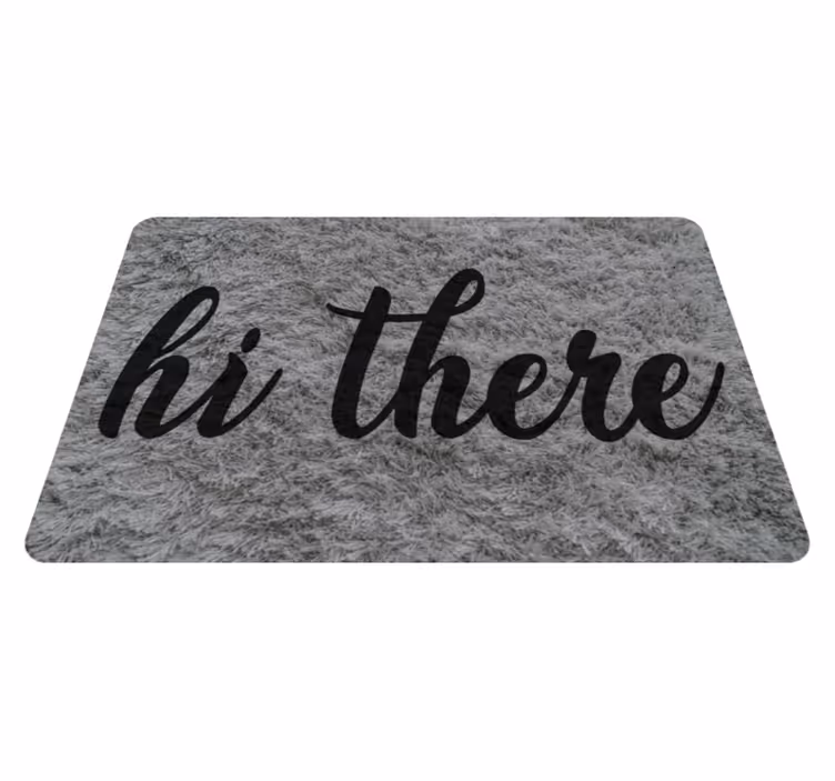 Tapete vinílico frases e textos olá, decoração - TenStickers