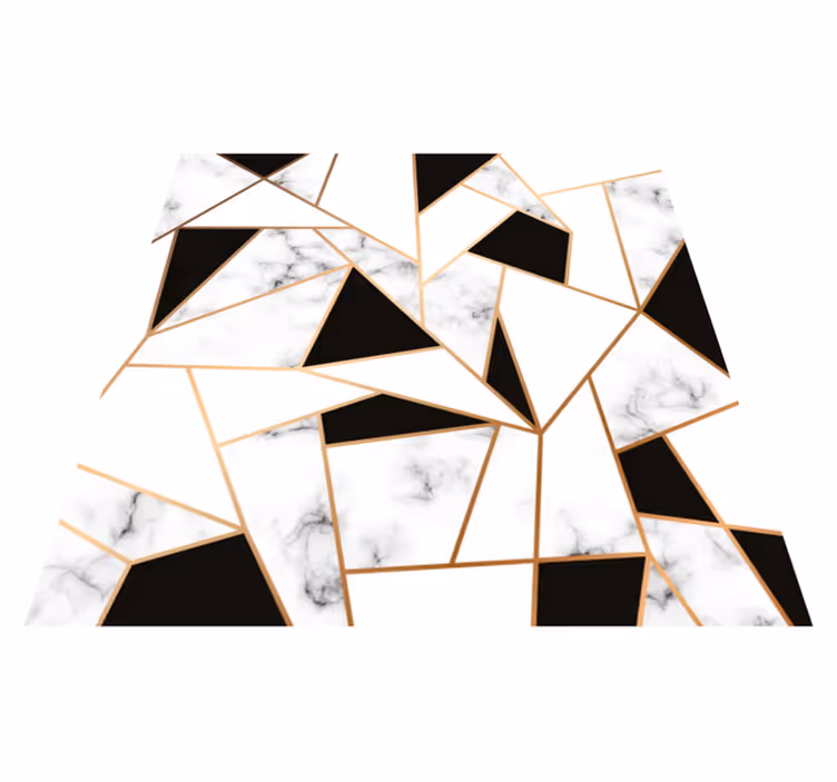 Tapete moderno elegante com textura preto e branco - TenStickers