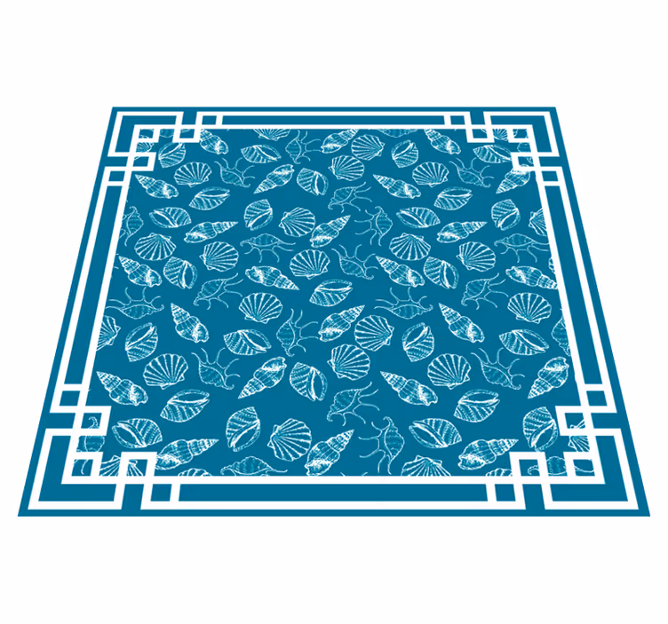 Animais concha do mar tapete animal - TenStickers