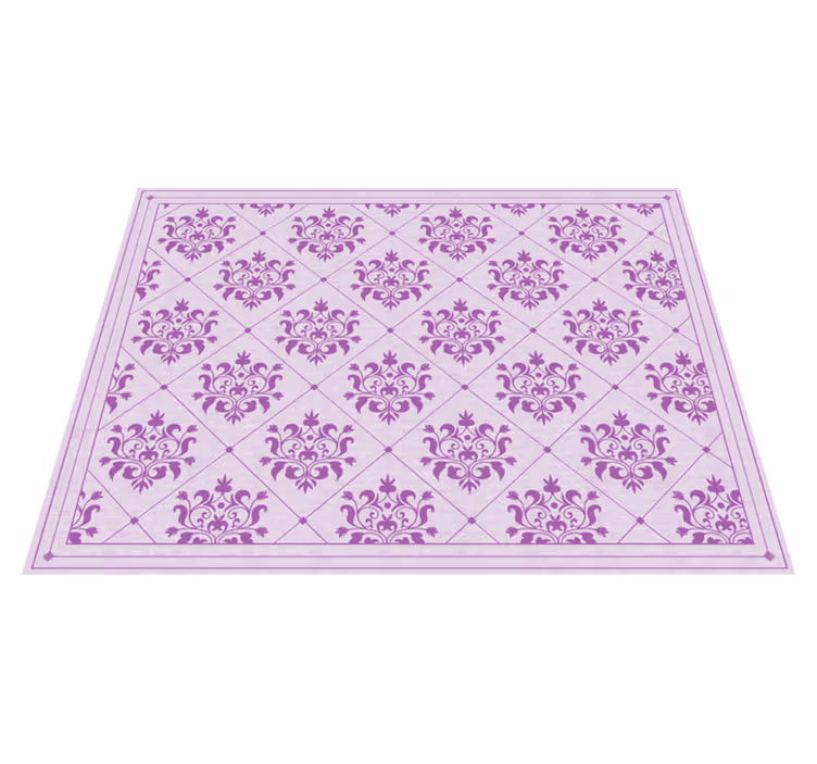 Tapete vinílico vintage padrão de damasco ornamentado - TenStickers