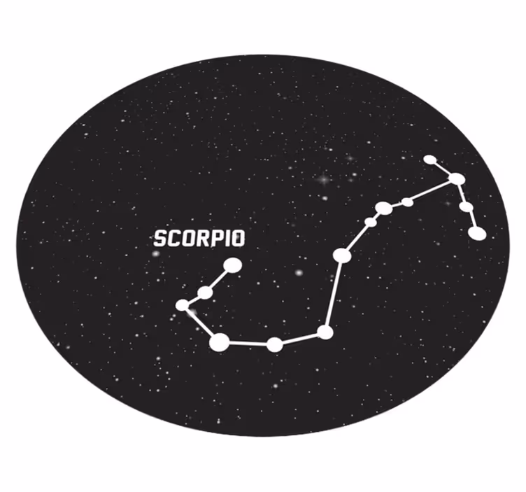 Tapete moderno de escorpião signo do zodíaco - TenStickers