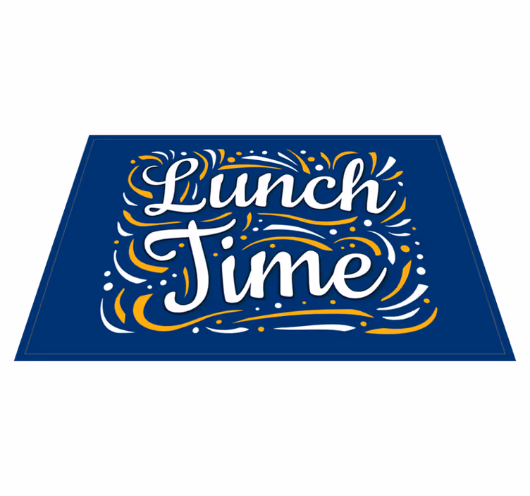 Tapete de vinil de cozinha com tapete de frases decorativas - TenStickers