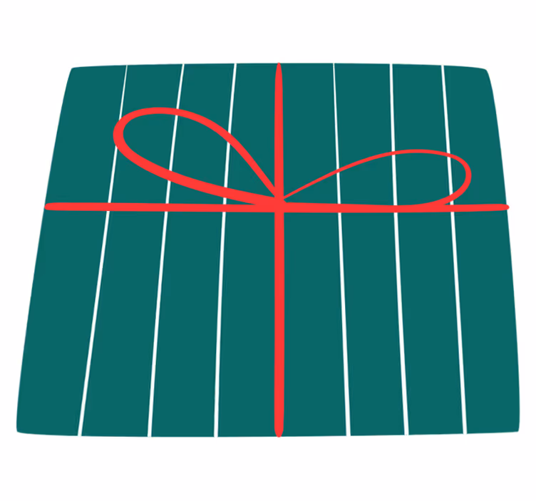Presentes de natal tapete para árvore de natal - TenStickers