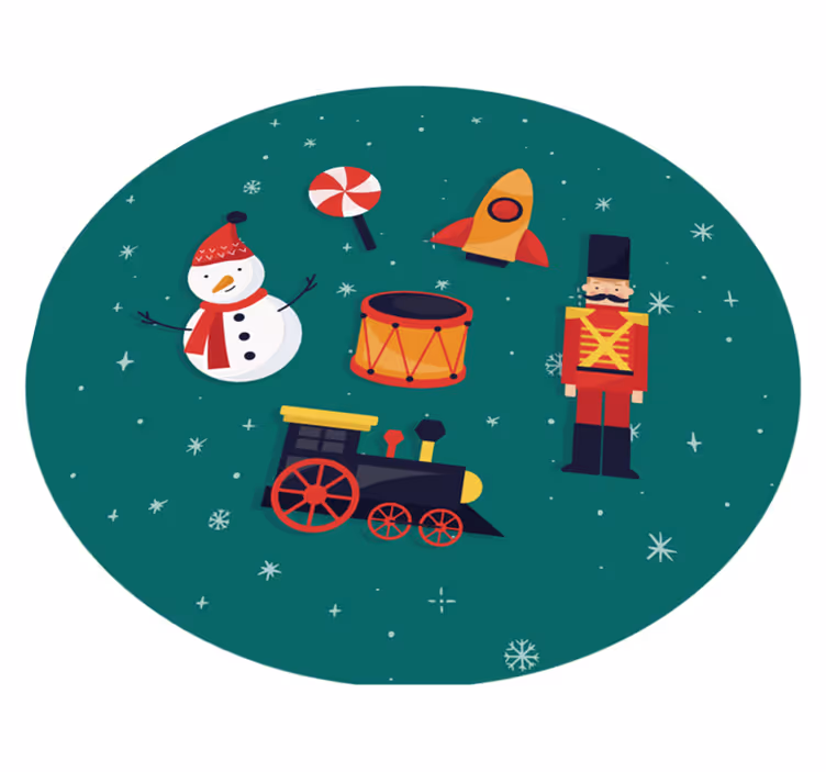 Brinquedos de natal tapete para árvore de natal - TenStickers