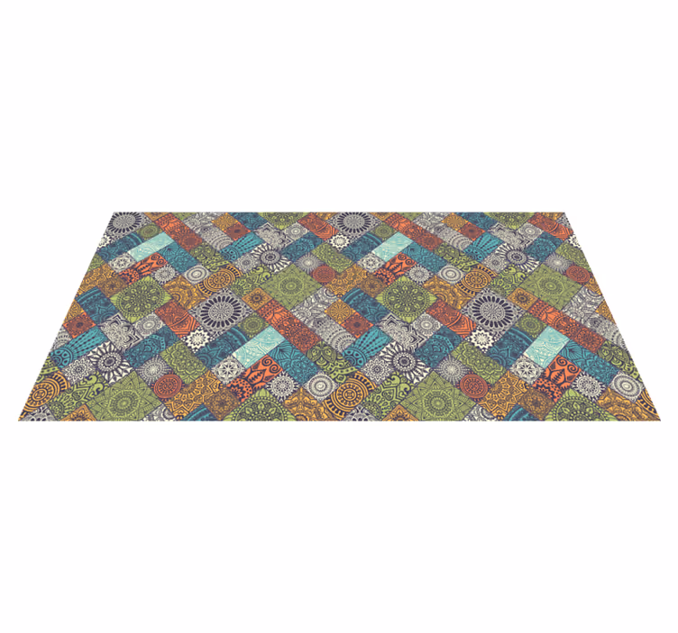Azulejos de padrão de mandala étnica azulejos de cozinha - TenStickers