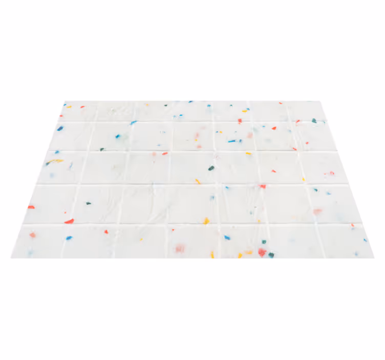 Tapete moderno de azulejos coloridos - TenStickers