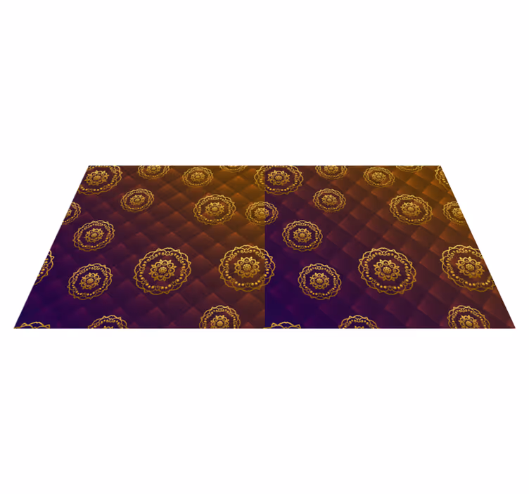 Tapete multicolor elegante mandala vinil - TenStickers