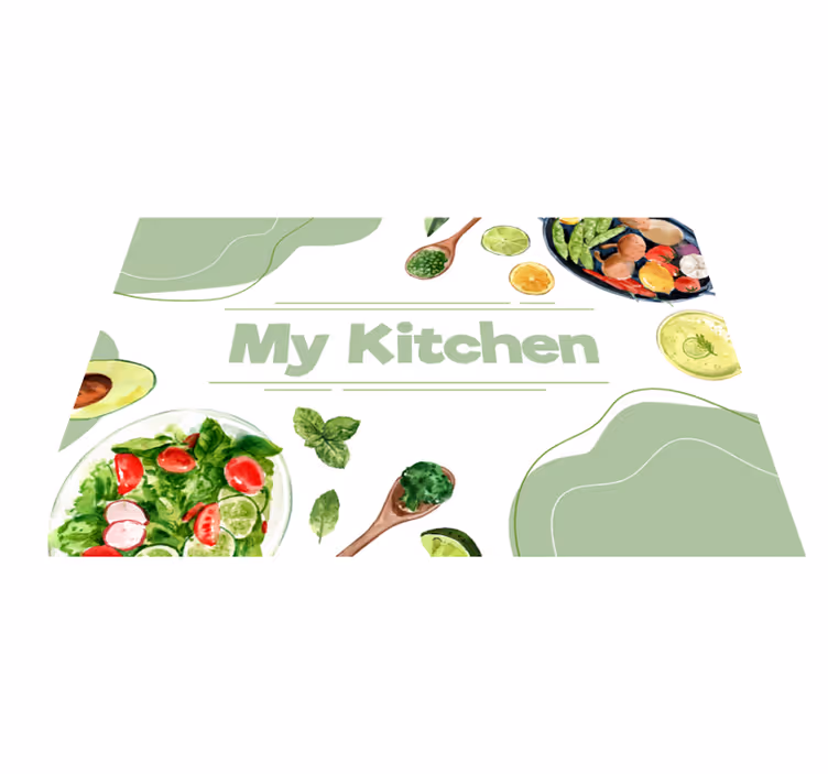 Tapete vinilico domésticos de cozinha - TenStickers