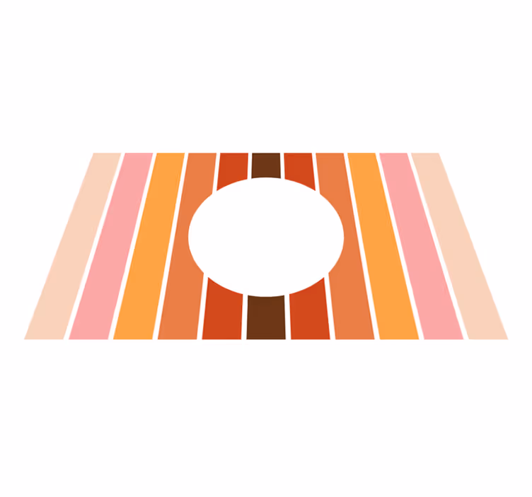Tapete vinílico às risca desenho de listras geométricas - TenStickers