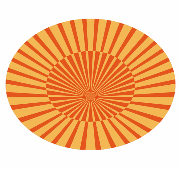 Tapete vintage sol dos anos 70 - TenStickers