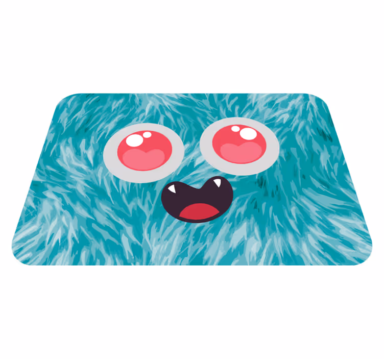 Tapete de vinil fofo monstro anime infantil - TenStickers