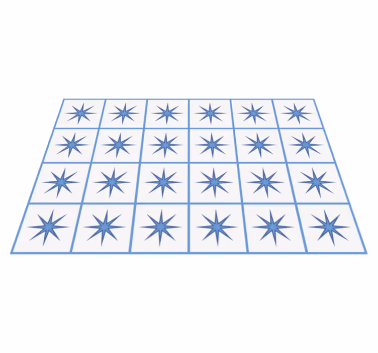 Tapete de vinil azul estrela azul - TenStickers
