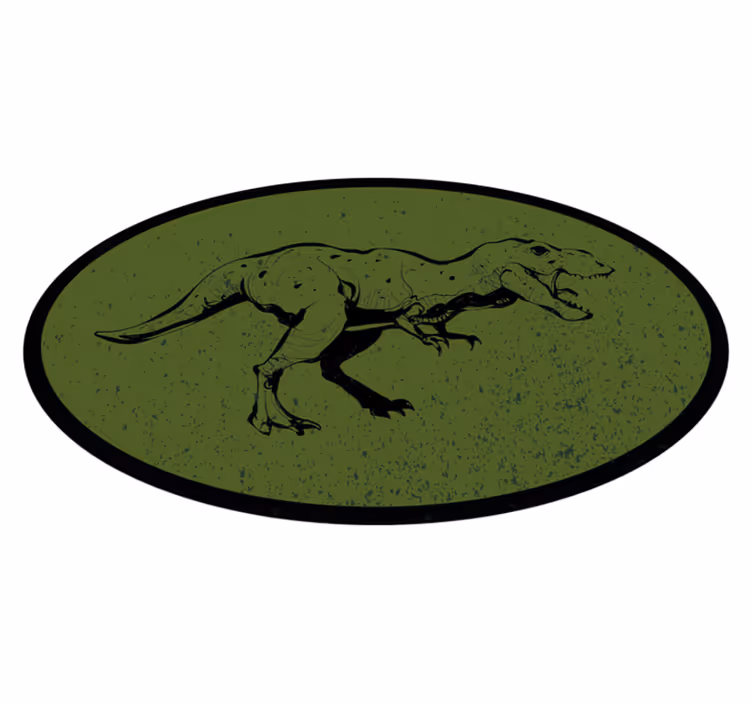 Tapete de animal tiranossauro rex assustador - TenStickers