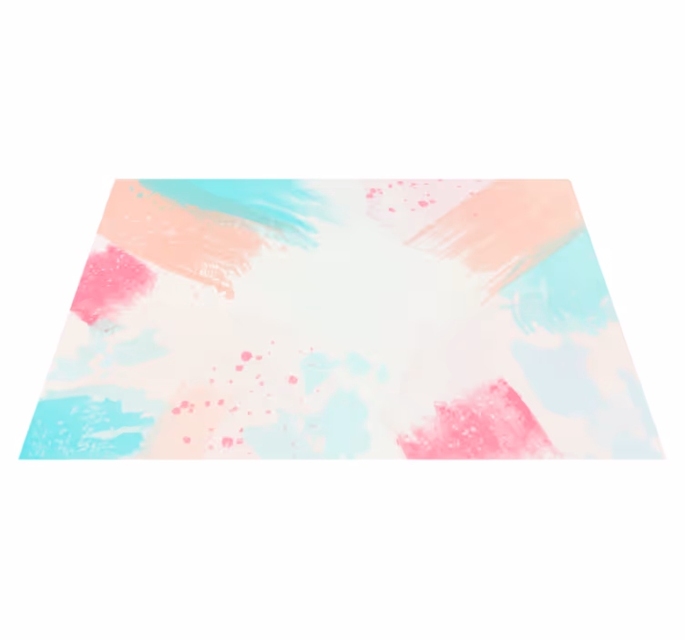 Tapete moderno com produtocolorido abstrato - TenStickers