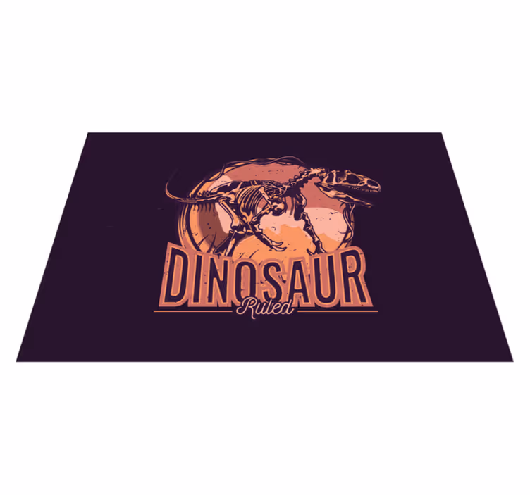 Tapete governado por dinossauros - TenStickers
