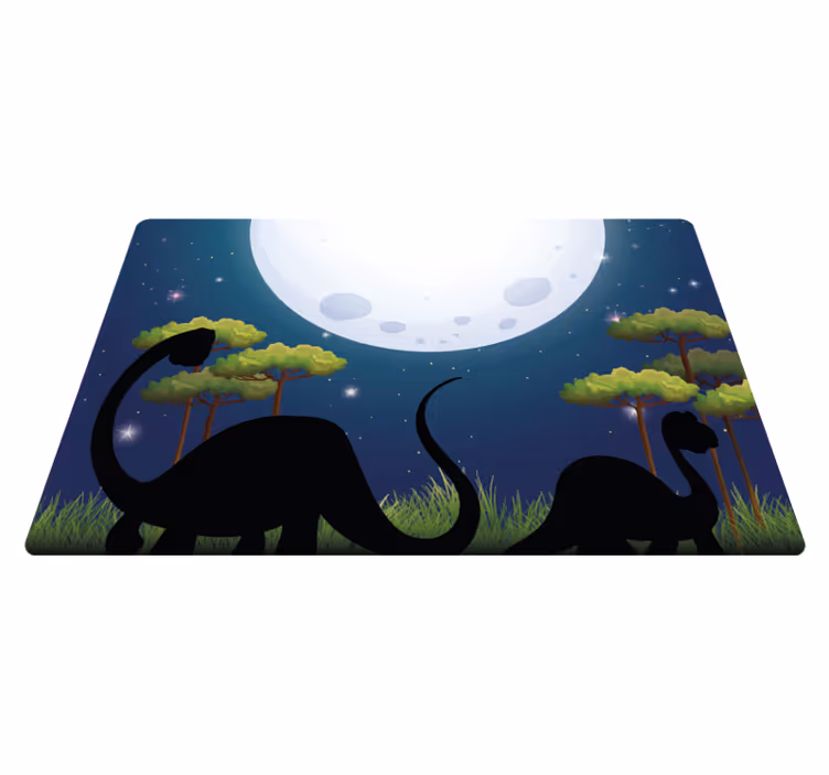 Dinossauro na natureza tapete - TenStickers